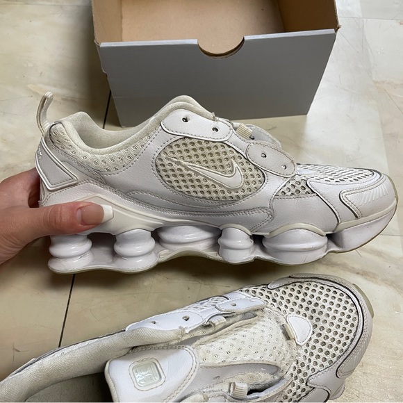 Triple White Nike Shox TL Nova Women’s 9.5 - Picture 4 of 10